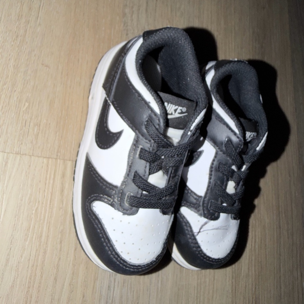 Nike Kids Black and White Sneakers